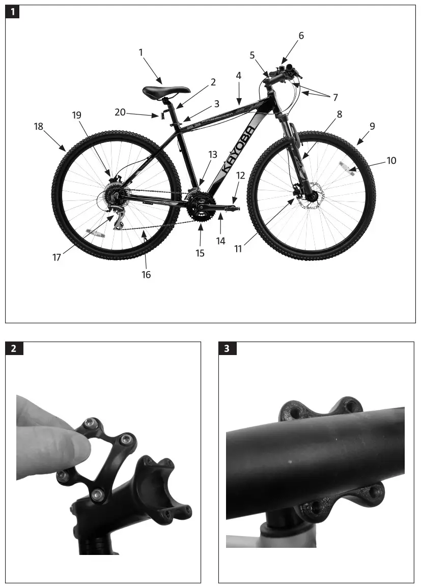 KAYOBA 009925 Mountain Bicycle - Figure 1
