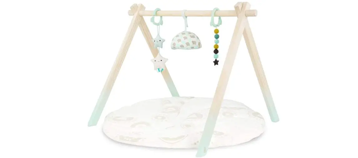 B Toys Starry Sky Wooden Baby Play Gym Activity Mat User Manual