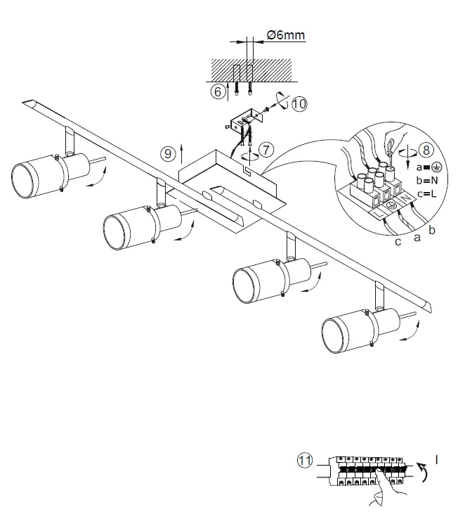 LeuchtenDirekt 990885 Max LED Light fig 3