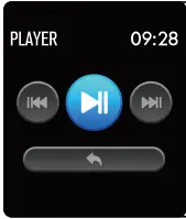 DENVER Smart Watch - Music play controller