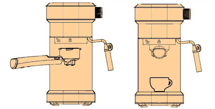 Laekerrt CMEP01 Espresso Coffee Maker - fig 2