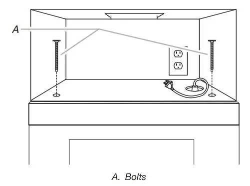 KitchenAid Microwave Hood Combination Installation Guide - Bolts