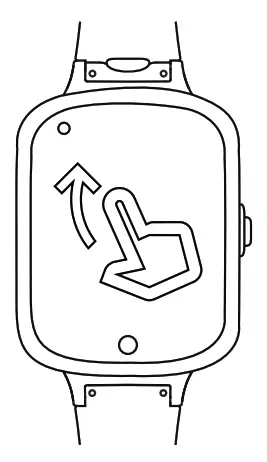 GARETT Kids Twin 4G Smartwatch - Swipe up