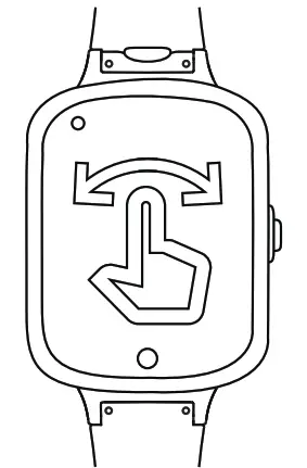 GARETT Kids Twin 4G Smartwatch - swiping