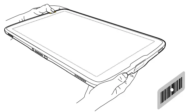 ZEBRA ET40 Enterprise - capture barcode