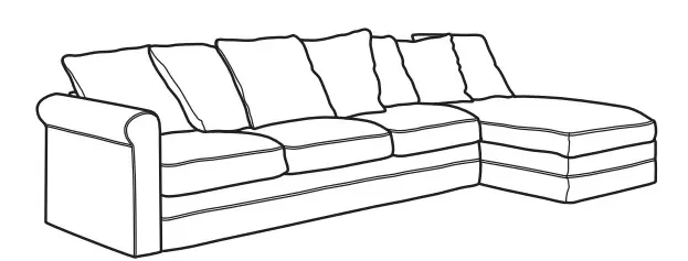 IKEA GRÖNLID Sofa Series 2 Seat Sofa - Figure 5