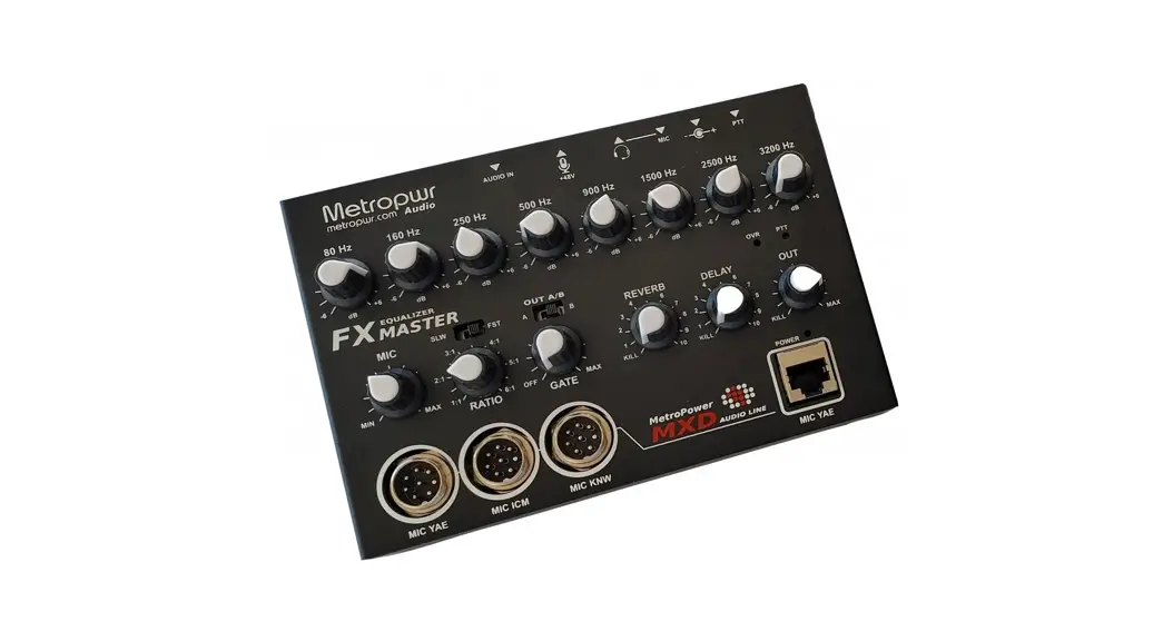 Metropwr Fxmaster 8 Band Audio Equalizer User Manual Metropwr Fxmaster 8 Band Audio Equalizer User Manual
