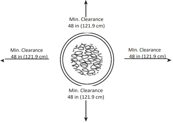 Hiland AFP-CMP-RND Round Portable Camp Fire Pit-fig2