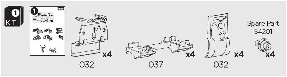 THULE-Kit-186045-Class-Cycles-fig-1