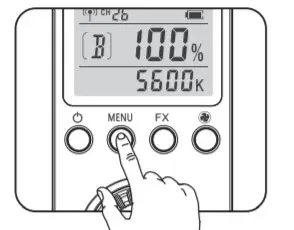 CLAR S60 Focusing LED Light Wireless LED - optional