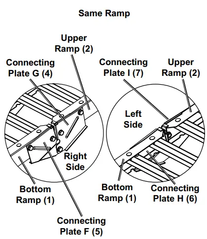 HAULMASTER Folding Arched Aluminum, Steel Ramps-1