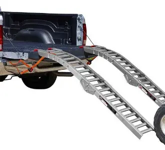 HAULMASTER Folding Arched Aluminum, Steel Ramps-PRODUCT