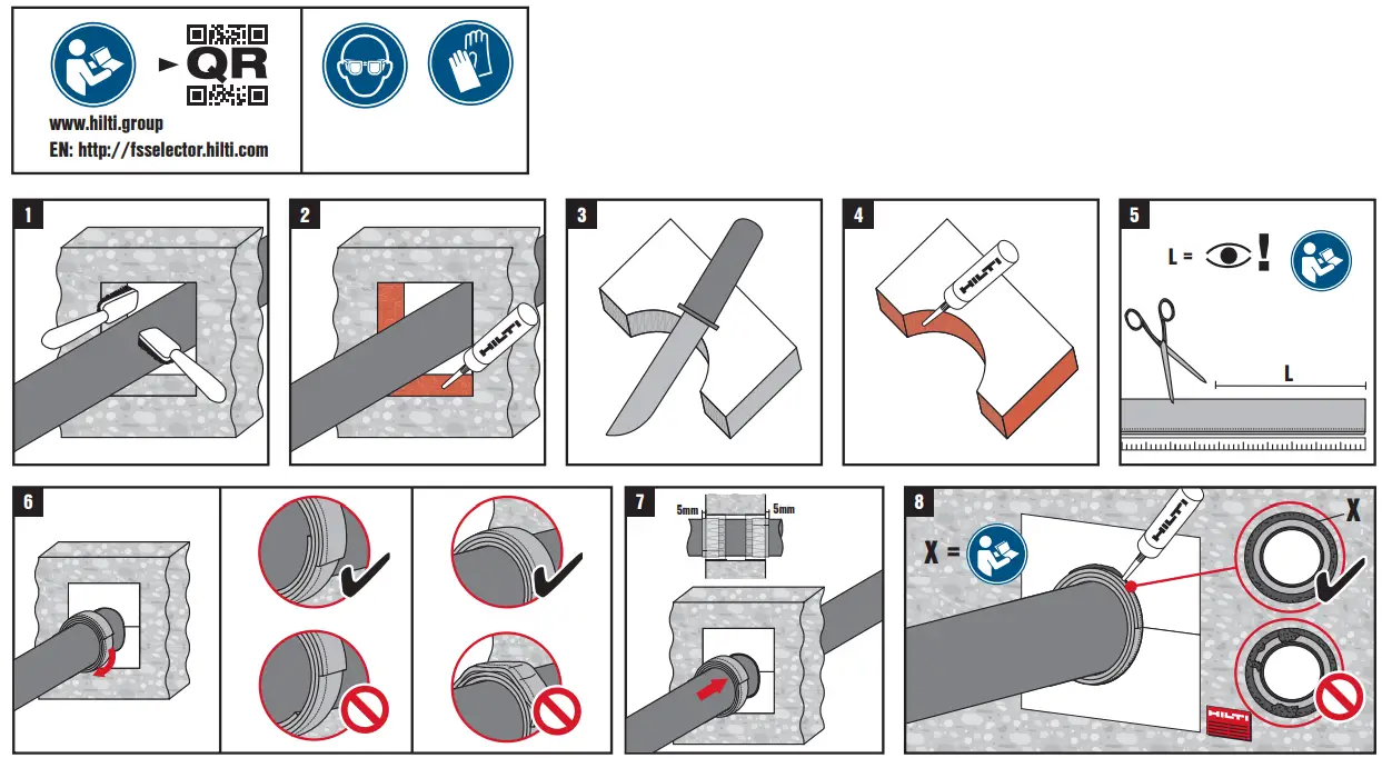 HILTI CFS W P Firestop Power Wrap - 3