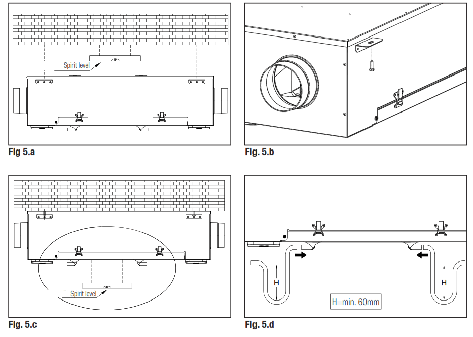 aerauliqa QRP125 Heat-recovery ventilation unit - Fig 4