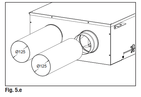 aerauliqa QRP125 Heat-recovery ventilation unit - Fig 5