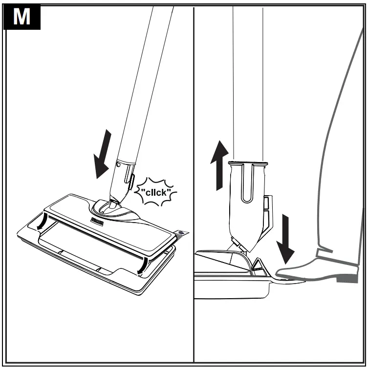 SC 5 EasyFix Premium Iron Operation illustration