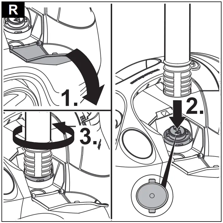 SC 5 EasyFix Premium Iron Operation illustration