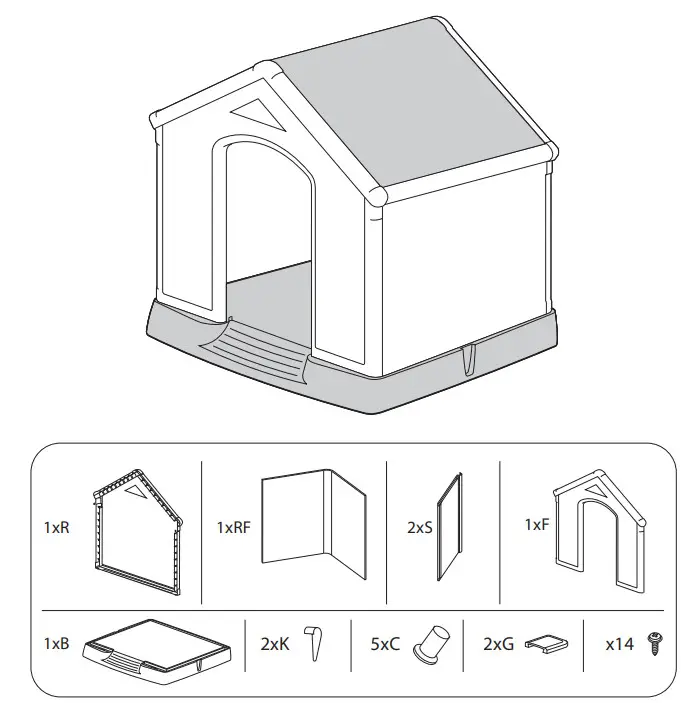 KeTeR Dog House Bouda Pro Psy