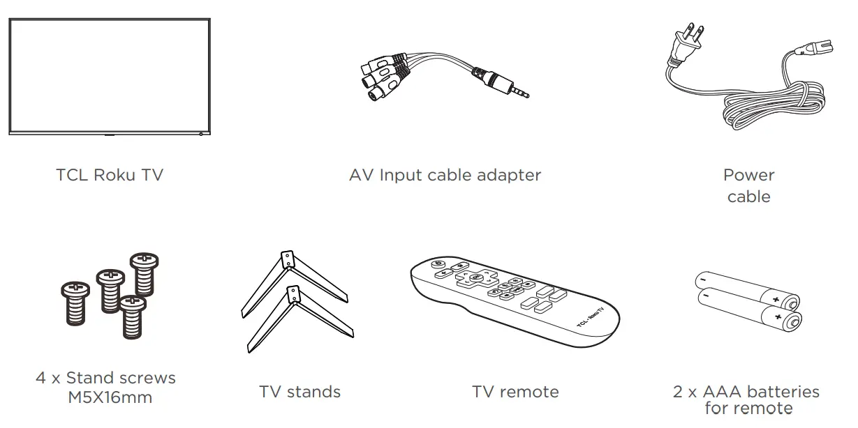 TCL R613 6 Series 55 Inch Class 4K UHD Dolby Vision HDR Roku Smart TV - box