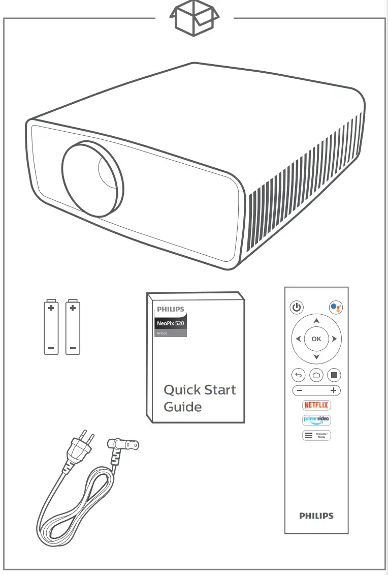 PHILIPS NPX520 NeoPix 520 Home Projector fig 6