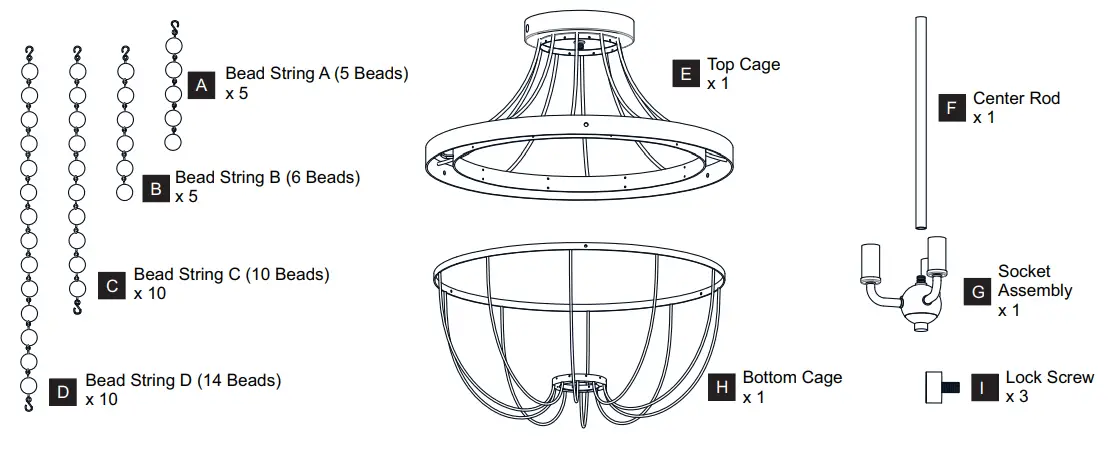 QUOIZEL-ADL1716MBK-Black-Semi-Flush-Mount-Ceiling-Light-fig2