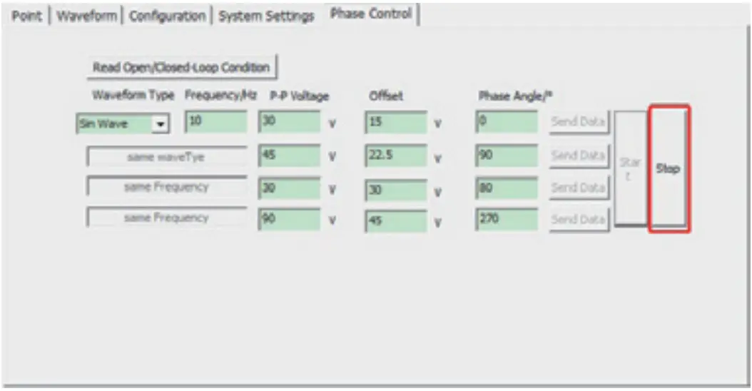COREMORROW E70 4-Channel Piezo Controller Software fig 1