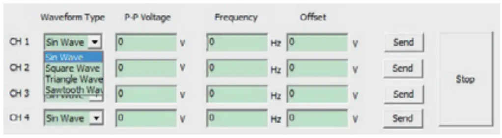 COREMORROW E70 4-Channel Piezo Controller Software fig 10