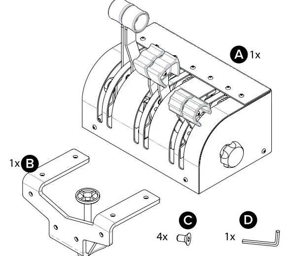 Virtual-Fly-TQ6-Flight-Sim-Throttle-Quadrant-1