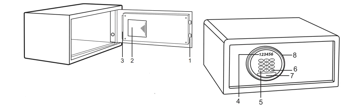 phoenix-SS0313E-Dione-Hotel-Security-Safe-with-Electronic-Lock-fig 1