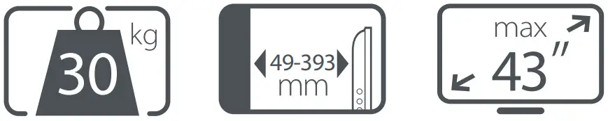 ONE FOR ALL WM4259 SOLID Full Motion TV Wall Mount - icon 6