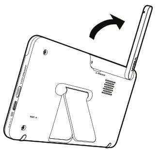 vtech RM7754HD 7-inch Smart Wi-Fi 1080p - Raise the parent unit antenna for better reception