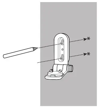 vtech RM7754HD 7-inch Smart Wi-Fi 1080p - mount the baby unit (optional) 1