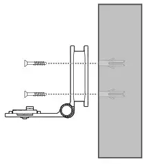 vtech RM7754HD 7-inch Smart Wi-Fi 1080p - mount the baby unit (optional) 3a