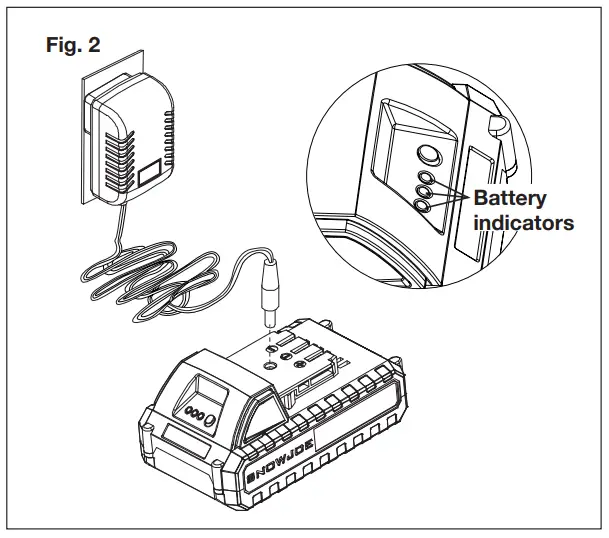 SNOW JOE 24V PP350 LTE P1 Cordless Portable Power Cleaner - Charging the Battery