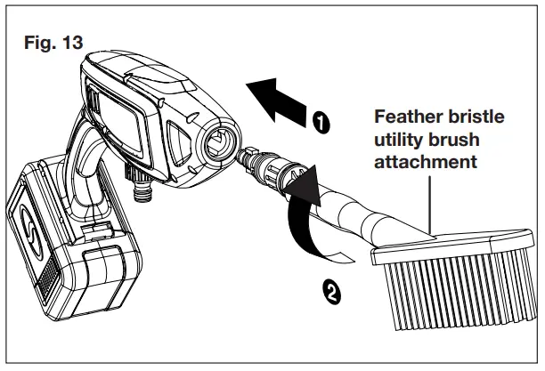 SNOW JOE 24V PP350 LTE P1 Cordless Portable Power Cleaner - connect the power