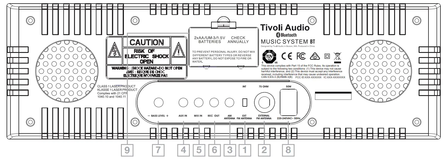 Tivoli Audio Music System BT Digital AM-FM-CD Hifi System fig 5