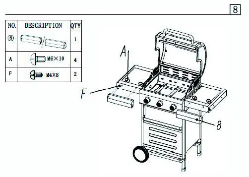 Dangrill-953063- Burner-Gas-BBQ-Grill-15