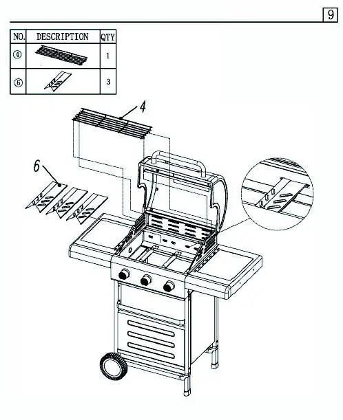 Dangrill-953063- Burner-Gas-BBQ-Grill-16