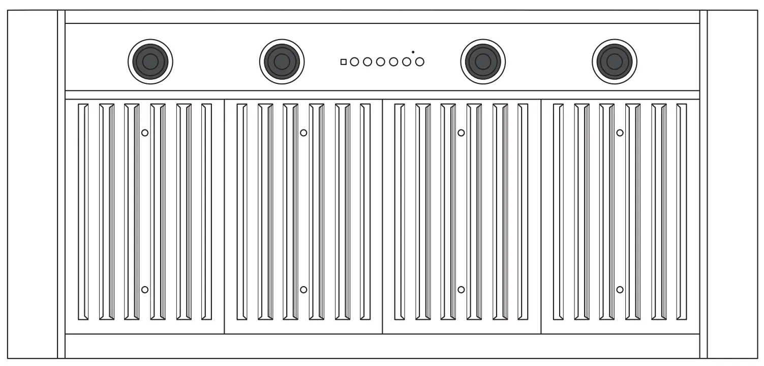 GE APPLIANCES UVC9480SLSS 48 Inch Universal Custom Hood Insert
