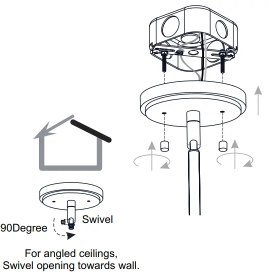 QUOIZEL QP5584BN 14 Inch Aged Brass Pendant Ceiling Light - FIG6