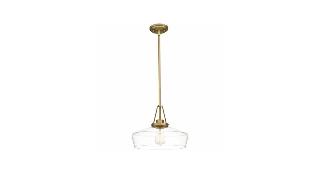 Quoizel Qp5584bn 14 Inch Aged Brass Pendant Ceiling Light Installation Guide