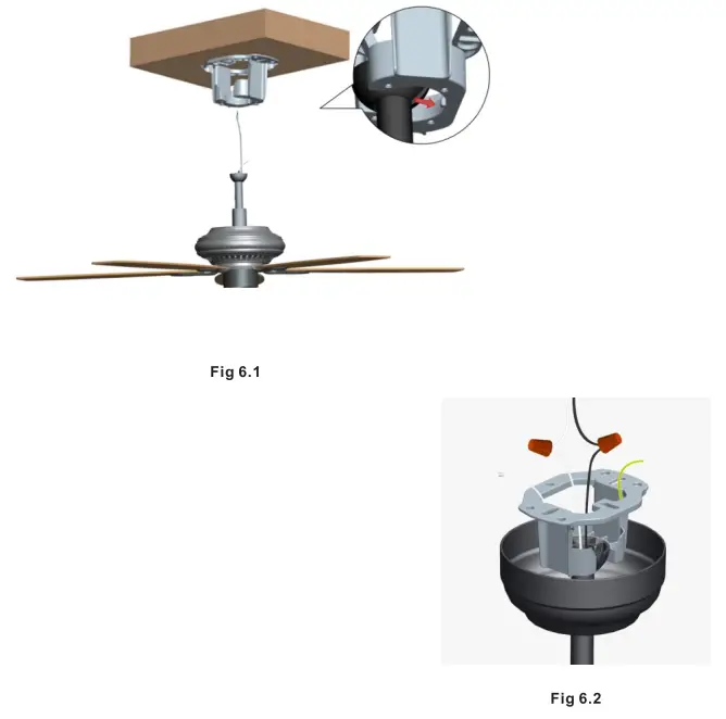 CARRO ADC525DL6 52 Inch 5 Blade Crystal Rustic Ceiling Fan-fig10