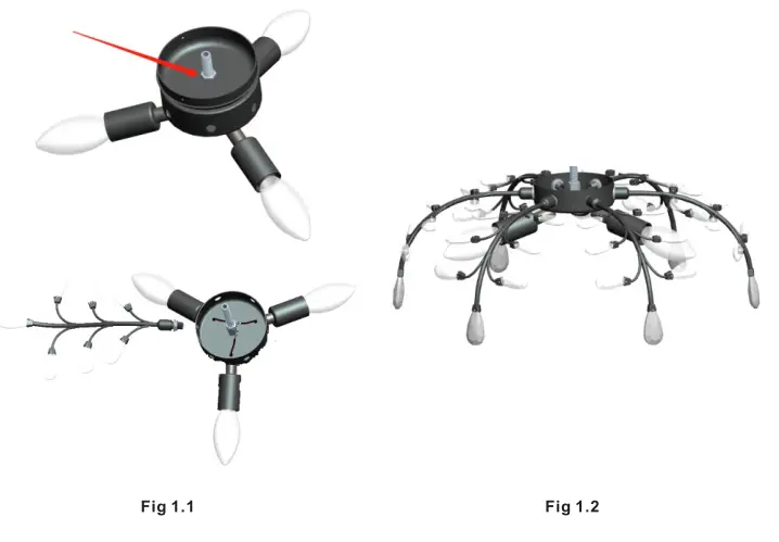 CARRO ADC525DL6 52 Inch 5 Blade Crystal Rustic Ceiling Fan-fig3