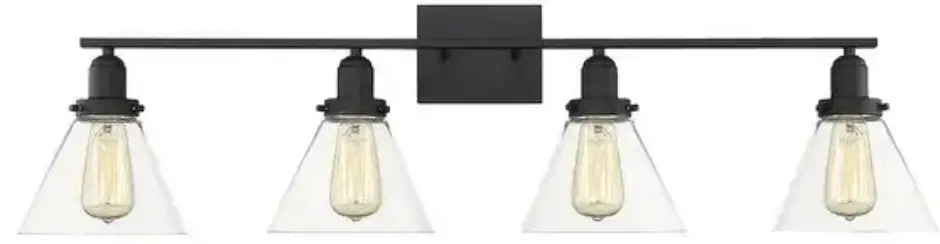 A04756W3 Ricco 29 Inch Wide Brass Vanity Light