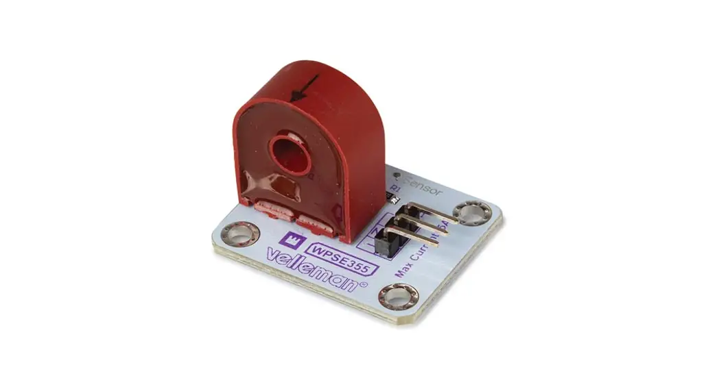 Whadda Wpse355 Current Measuring Sensor User Manual