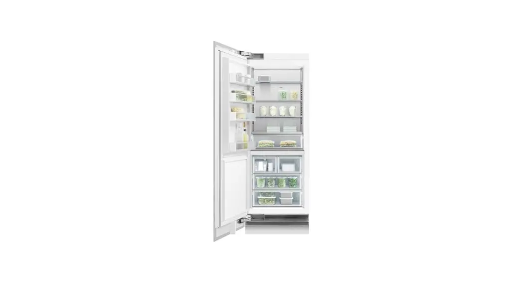 Fisher Paykel Rs3084fljk1 Integrated Column Freezer 30 Inch Ice User Guide Fisher Paykel Rs3084fljk1 Integrated Column Freezer 30 Inch Ice User Guide