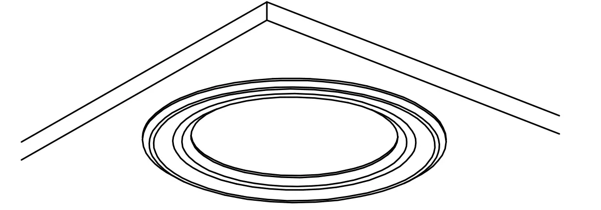 Installation Into Existing Recessed Fixture With Compatible Orange Connectors