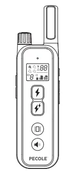 PECOLE PE 18 Dog Training Collar with Remote - Fig