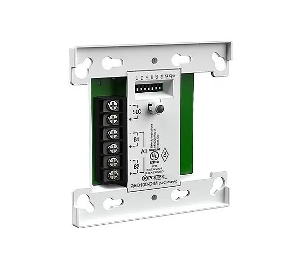 Potter Pad100-dim Dual Input Module Instruction Manual