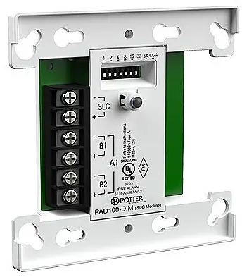 POTTER PAD100-DIM Dual Input Module